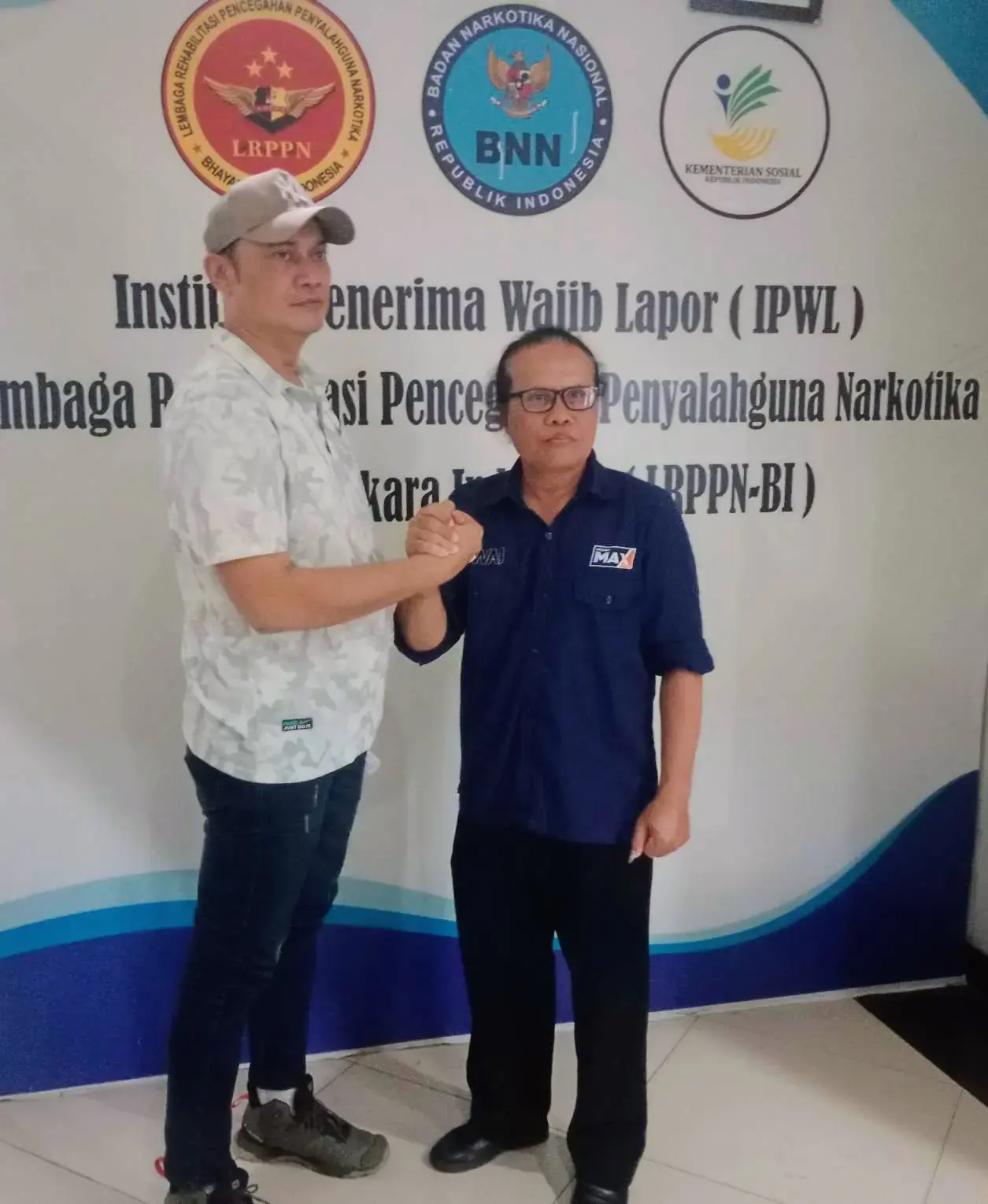 Kasat Narkoba Polres Pelabuhan Tanjung Perak Kunjungi LRPPN-BI Surabaya